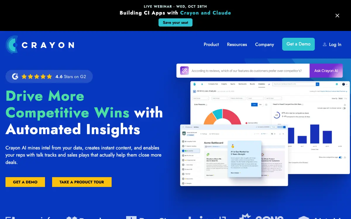 Crayon homepage