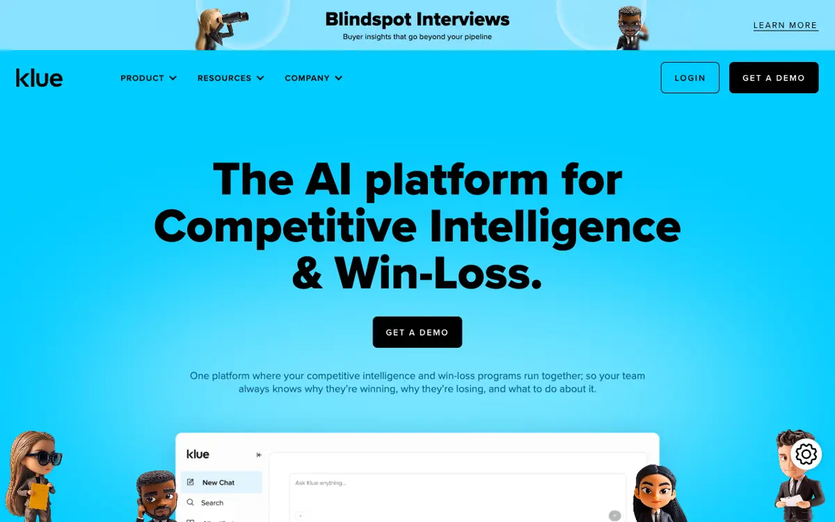 Klue homepage
