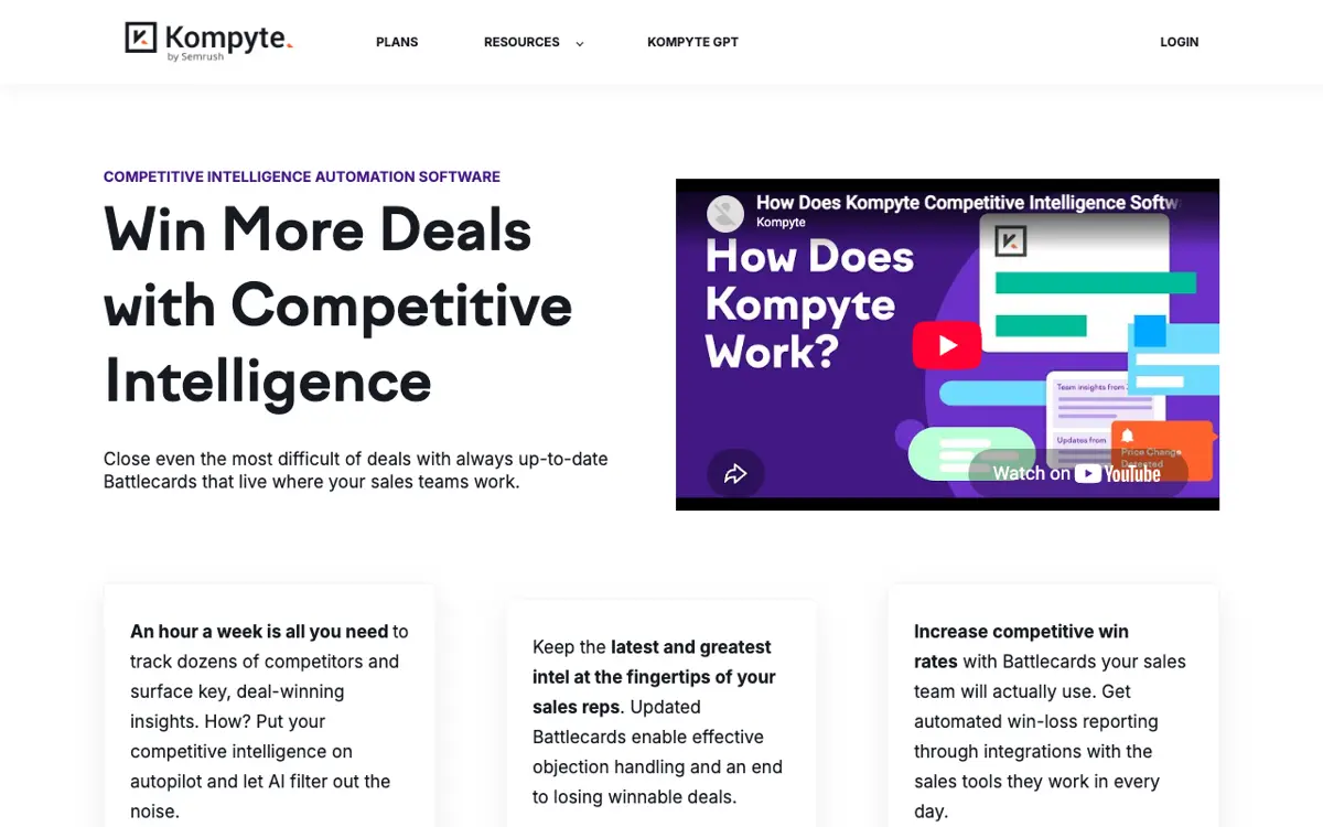 Kompyte homepage
